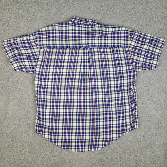 Chaps Ralph Lauren Shirt Men's XL Multicolor‎ Plaid Button Down Cotton - Picture 6 of 11